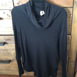 Free People black cowl neck